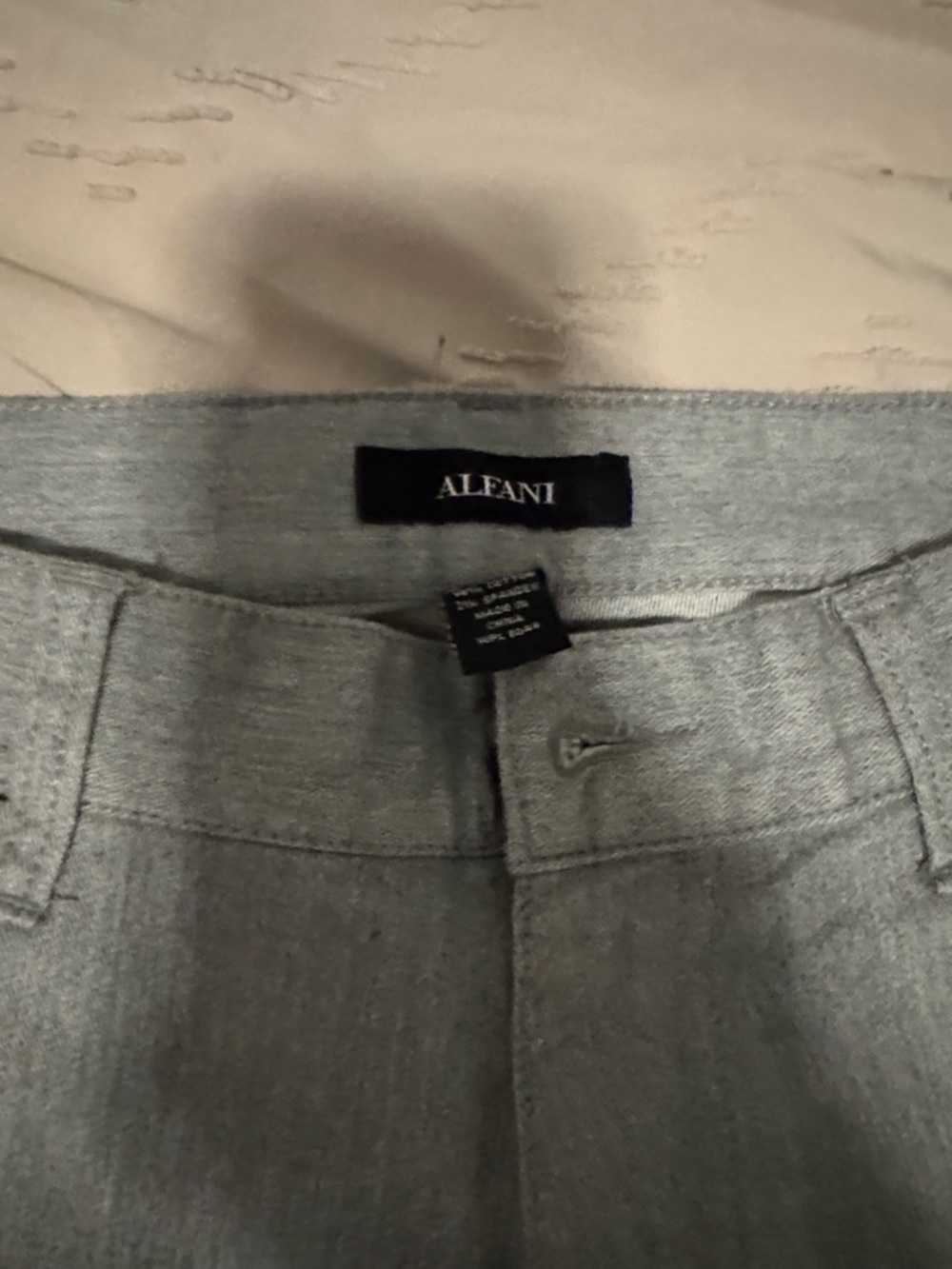Alfani Gray Tailored Dress Pants